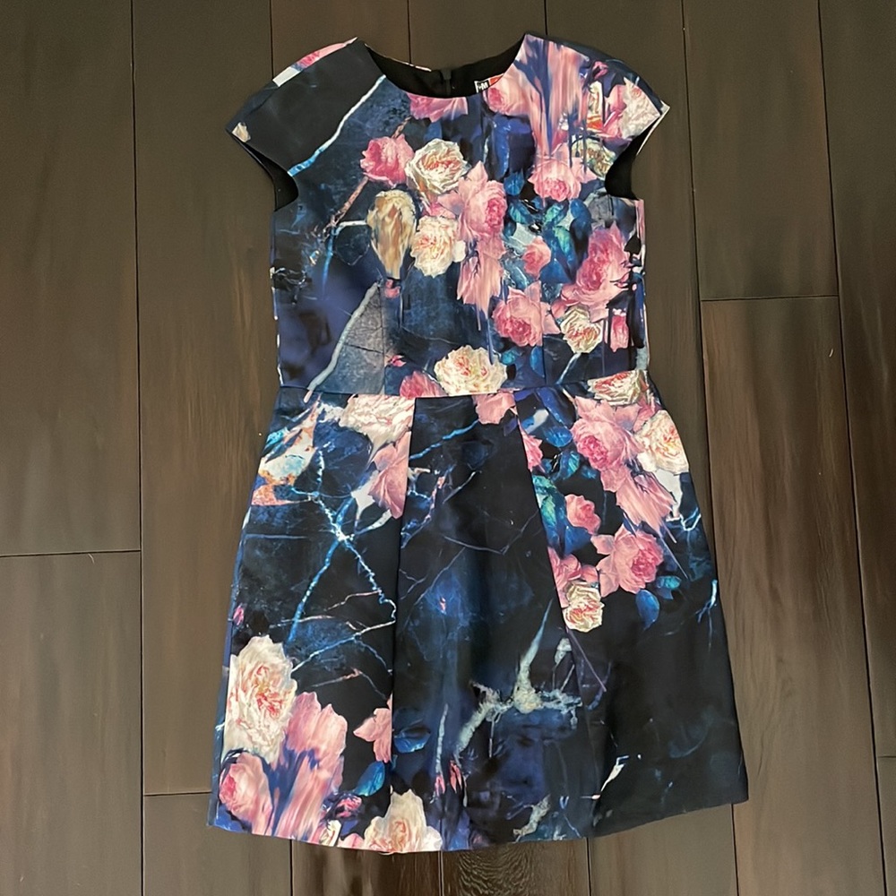 MSGM girls floral party dress